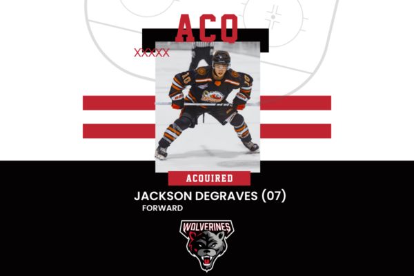Wolverines Acquire Degraves from the Dragons